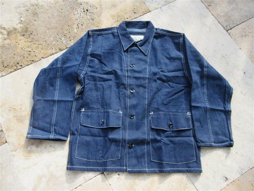 Denim worker jacke - denim, m-1940